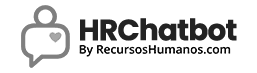 Logo de HRChatbot, by RecursosHumanos.com