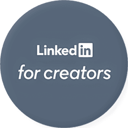 Insignia de LinkedIn for Creators